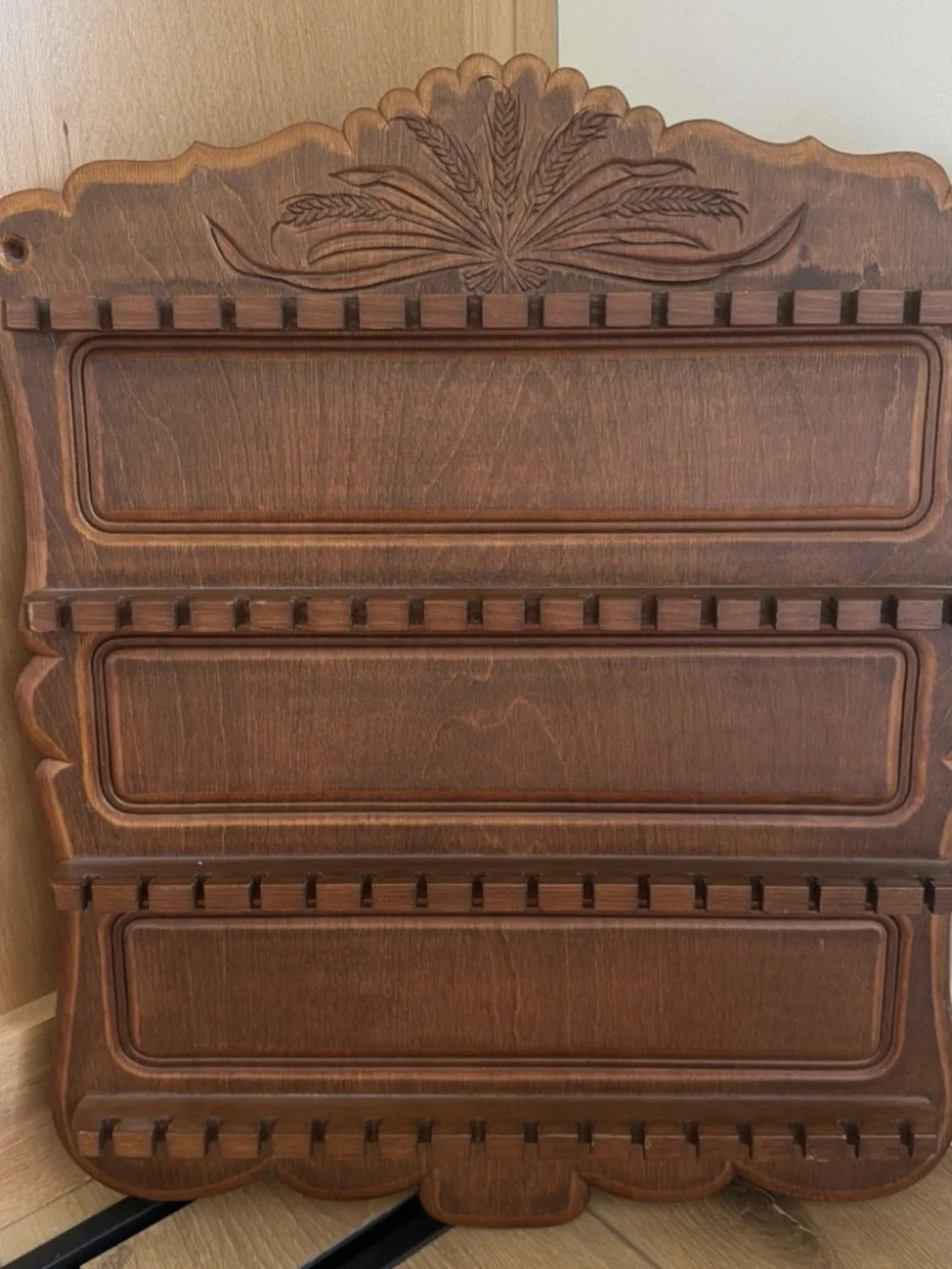 Vintage spoon rack jewelry display